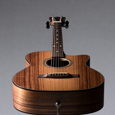 Acoustic Guitar on Stand