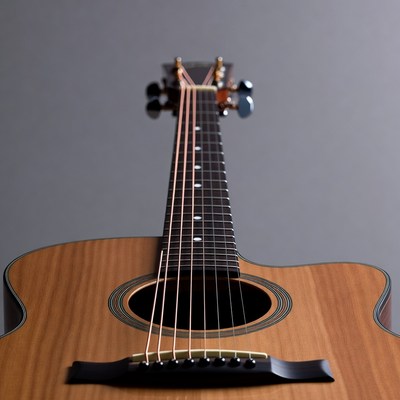 Acoustic Guitar Close-Up