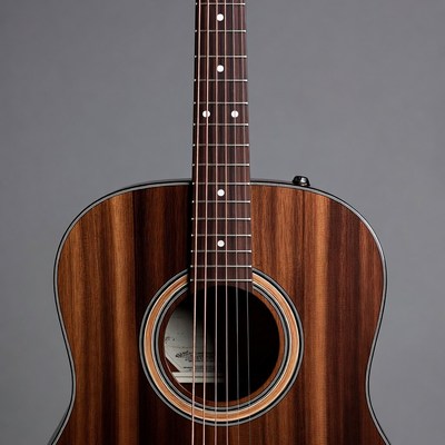 Brown Acoustic Electric Guitar