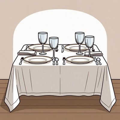 Table Set for Dinner