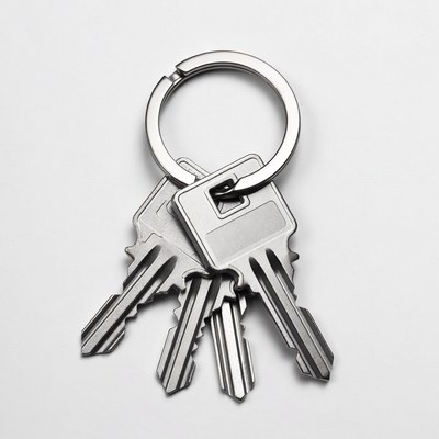 Silver Keys on Keyring