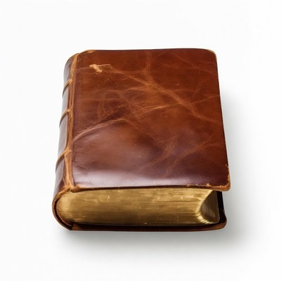 Vintage Leather Bible Book