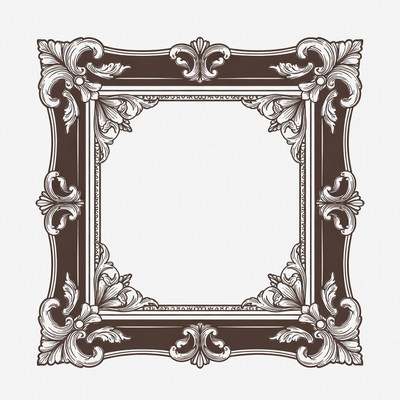 Ornate Vintage Picture Frame