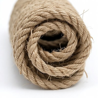 Coiled Brown Rope