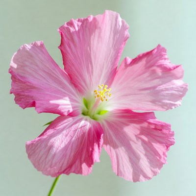 Pink Hibiscus Flower Bloom