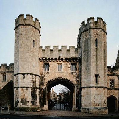 Medieval Stone Castle Gatehouse