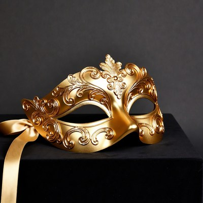 Gold Venetian Masquerade Mask
