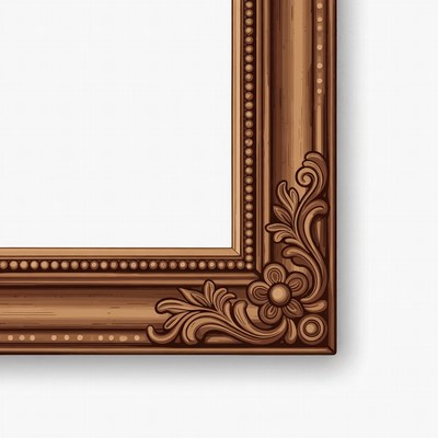 Ornate Wooden Picture Frame