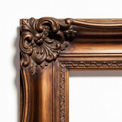 Ornate Wooden Picture Frame Corner