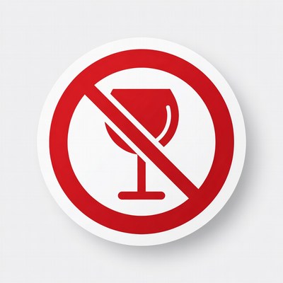 No Alcohol Drink Symbol