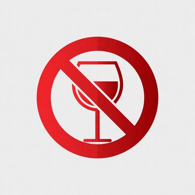 No Wine Glass Symbol
