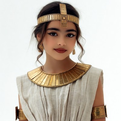 Girl in Egyptian Pharaoh Costume