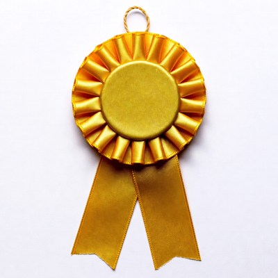 Gold Ribbon Award Badge
