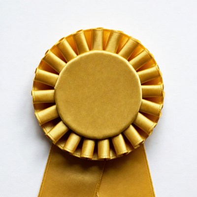 Gold Ribbon Award Badge