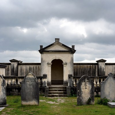 Old Mausoleum in Cemetery