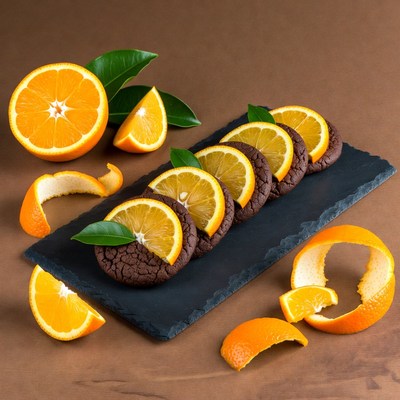 Chocolate Orange Slice Cookies