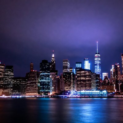 New York City Skyline at Night