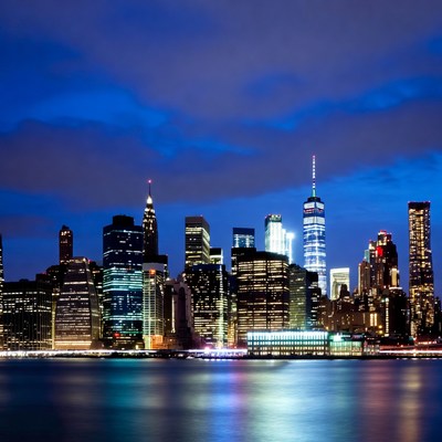 New York City Skyline at Night