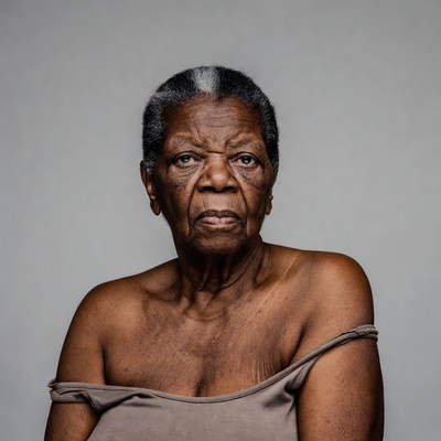 Elderly African-American woman portrait