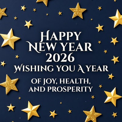 Happy New Year 2026 Stars