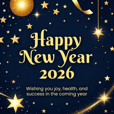 Happy New Year 2026 Greeting