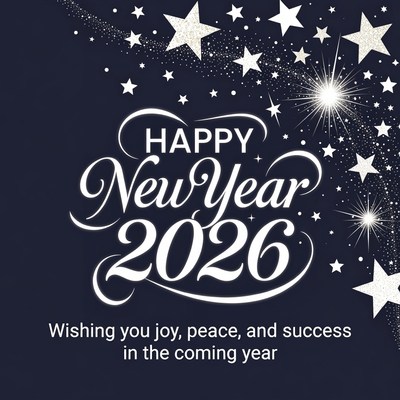Happy New Year 2026 Greeting
