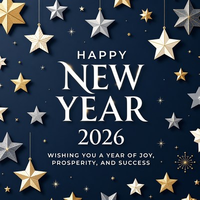 Happy New Year 2026 Stars