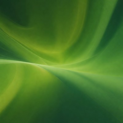 Abstract Green Swirling Background