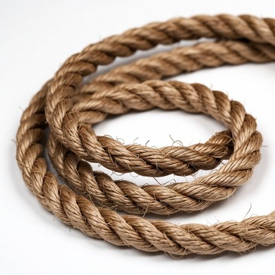 Coiled Brown Rope