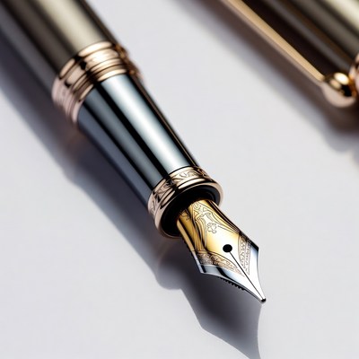 Luxury Gold Nib Fountain Pen