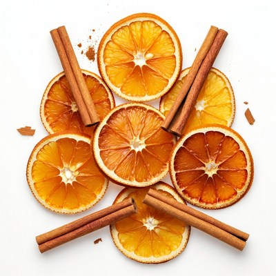Oranges and Cinnamon Sticks
