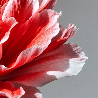 Pink Amaryllis Flower Closeup