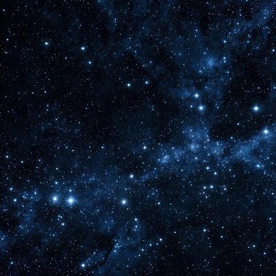 Starry Night Sky with Milky Way