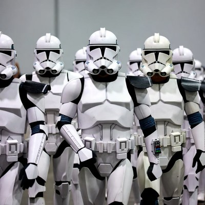 Group of Stormtroopers Standing Together