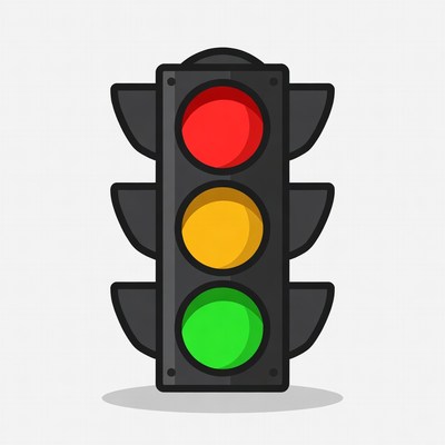 Traffic light illustration