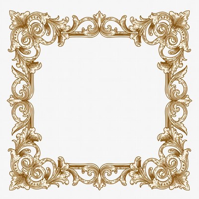 Ornate Gold Ornamental Frame
