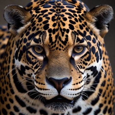 Jaguar close-up portrait