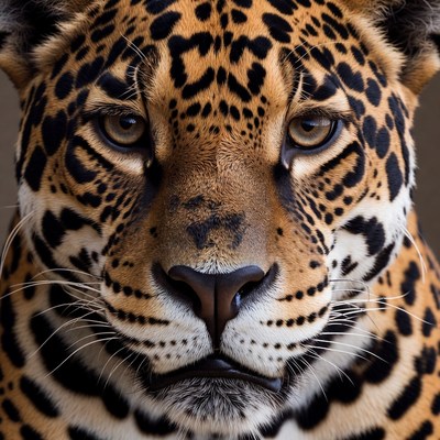 Jaguar close-up portrait
