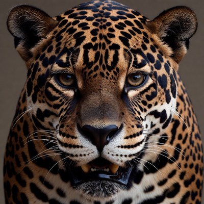 Close-up Jaguar Face