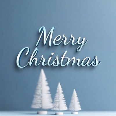 Merry Christmas with Mini Trees