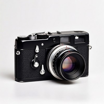 Black Vintage Leica Camera