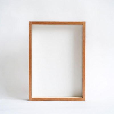 Wooden Frame with White Mat