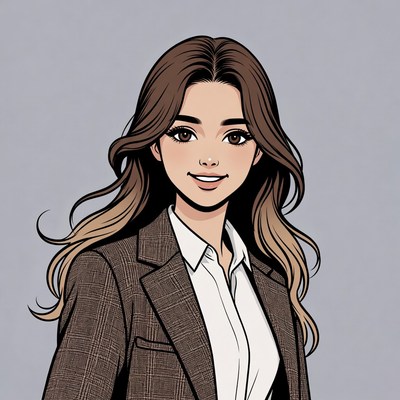 Smiling Asian woman in blazer