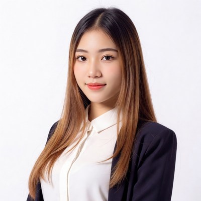 Asian woman in black blazer
