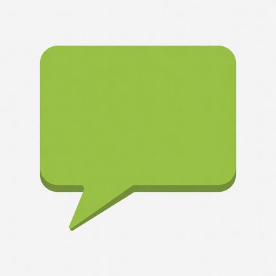 Green Speech Bubble