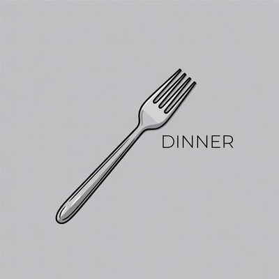Dinner Fork Illustration