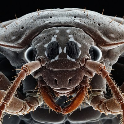 Silverfish Insect Close-Up