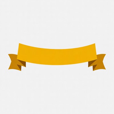 Yellow Ribbon Banner Clipart