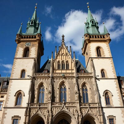 Prague Castle Gothic Towers