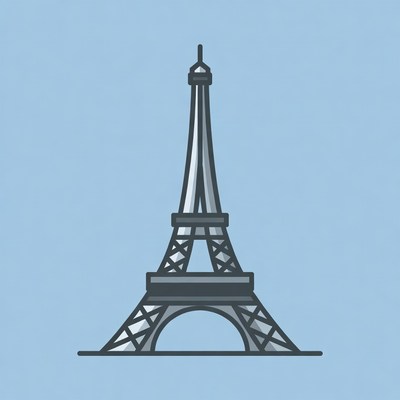 Eiffel Tower illustration